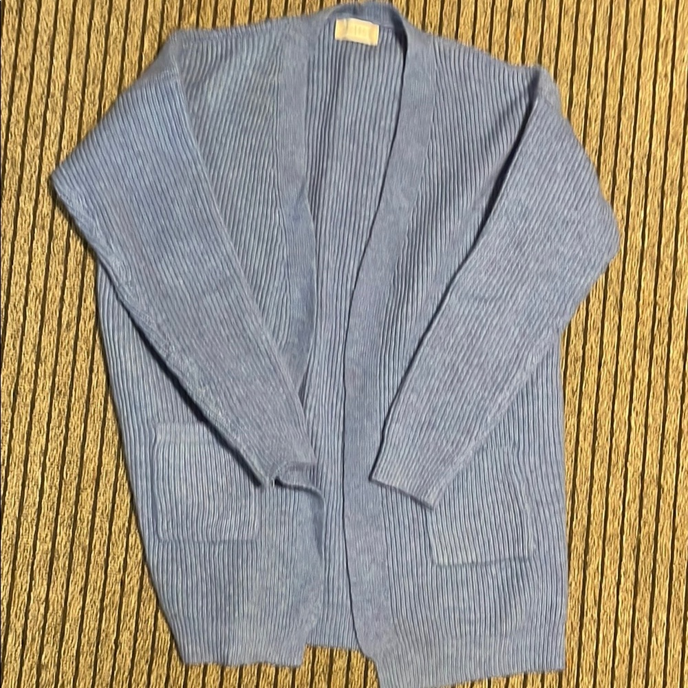 Alter’d State Blue Knit Cardigan Sweater